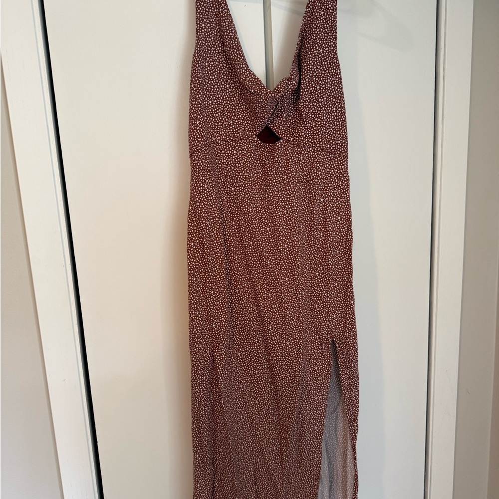 Abercrombie & Fitch Red Backless Dress